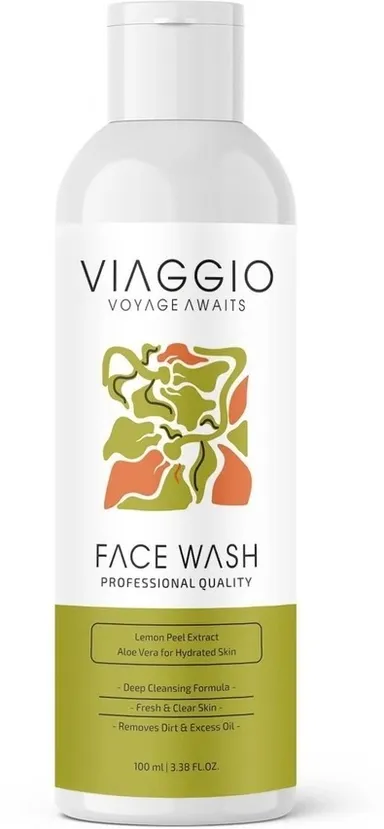 Viaggio Oil Control & Acne Prone Skin Face Wash 100ml with Salicylic Acid Deep Cleansing Gel Cleanser for Men & Women for Pimples Acne Blackheads Excess Oil Control Pore Purifying Face Wash India Daily Use thumbnail 0