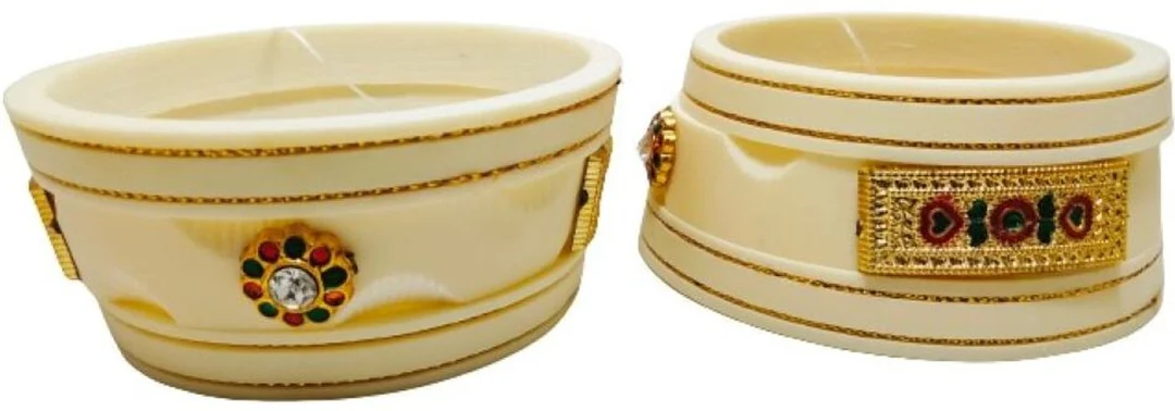 Handmadecraft Resin Bridal Chuda Bangles Set for Women & Girls | Traditional Ethnic Wedding Chura Set | Festive Jewellery Standard Free Size 2.8 image 4