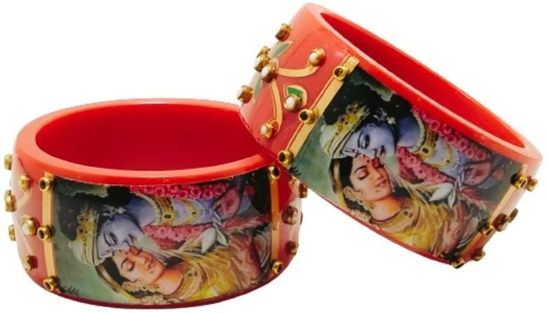 Handmadecraft Resin Charm Bracelet for Women & Girls | Stylish Handmade Fashion Jewelry Bracelet Standard Free Size 2.6 image 2
