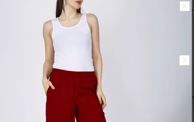 Women Solid Rayon High Rise Flared Palazzos for Women Stylish Stretch Palazzo Pants Comfortable Ethnic Casual Office Wear Wide Leg Palazzo Trousers for Daily Wear Multicolour XL thumbnail 0