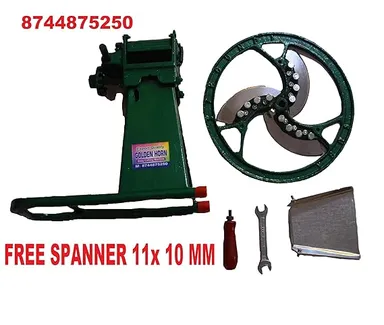 Iron Palak Cutting Machine for Home Kitchen and Small Business Use | Manual Vegetable Cutter for Fast Chopping of Spinach, Greens and Leafy Vegetables thumbnail 4