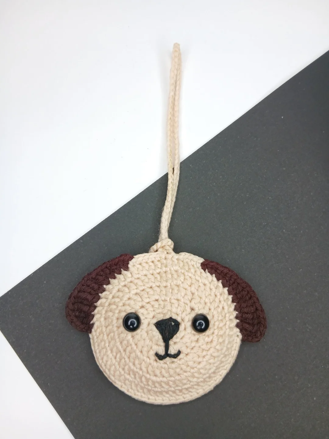 Handmade Crochet Panda Pouch Keychain for Coins AirPods Earbuds Cash Cute Bag Charm Multi Purpose Storage Mini Zip Pouch for Women Girls Kids image 1