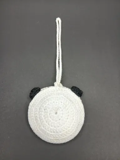 Handmade Crochet Cute Puppy Pouch for Coins AirPods Keys Earbuds Lip Balm Mini Storage | Kawaii Puppy Keychain Bag Charm Multipurpose Zipper Pouch for Women Girls Kids thumbnail 1
