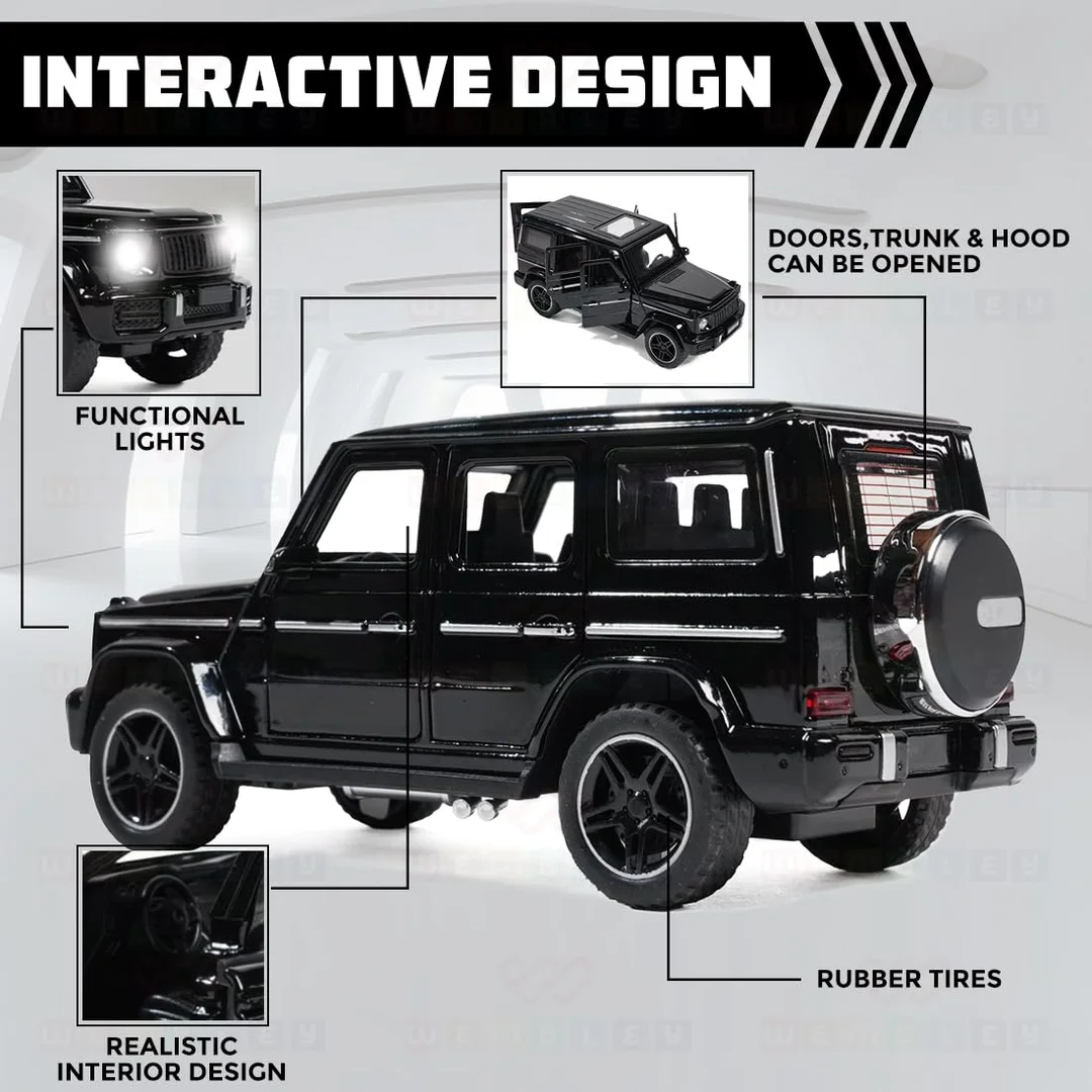 Kidsaholic 1:32 Scale Die Cast Model Car Toy for Kids with Pull Back Action, Openable Doors, Realistic Lights & Engine Sound – Metal Collectible Racing Car image 3