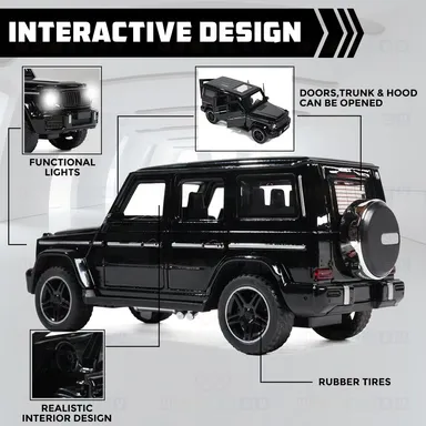 Kidsaholic 1:32 Scale Die Cast Model Car Toy for Kids with Pull Back Action, Openable Doors, Realistic Lights & Engine Sound – Metal Collectible Racing Car thumbnail 2