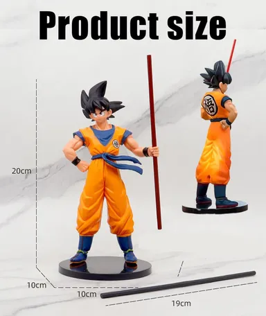 Unyks Star 23 CM Goku IV Dragon Ball Z Action Figure | Premium Anime Collectible Toy for Fans, Kids & Collectors | Highly Detailed Super Saiyan Model with Dynamic Pose | Anime Merchandise Display Figure thumbnail 1