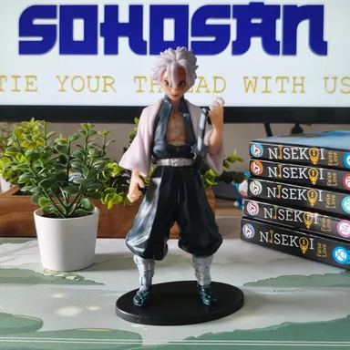 SOHOSAN Demon Slayer Sanemi Shinazugawa Anime Action Figure with Stand | 16 CM Kimetsu No Yaiba Collectible Statue for Home Office Desk Decoration & Anime Fans thumbnail 1