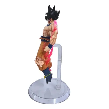 Dragon Ball Super Ultra Instinct Son Goku Premium Anime Action Figure Collectible Display Statue with Pink Energy Aura Effect, thumbnail 2