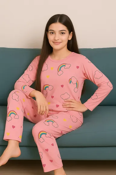 girls night wear-PINK-8 TO 9 YEARS thumbnail 0