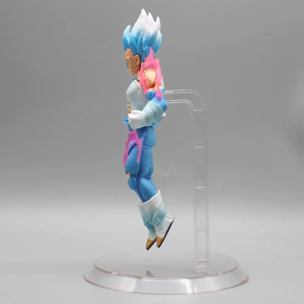 Blue Aura Vegeta Self Destruct Action Figure 20 CM Dragon Ball Z Anime PVC Collectible Statue for Home Desk Shelf Decoration image 3