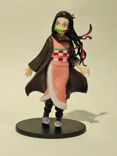 FIGURE FIESTA Nezuko Kamado Demon Slayer Kimetsu No Yaiba Action Figure 16.2 cm Premium PVC Anime Collectible Figurine Statue with Display Stand for Home Office Desk thumbnail 1