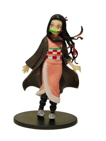 FIGURE FIESTA Nezuko Kamado Demon Slayer Kimetsu No Yaiba Action Figure 16.2 cm Premium PVC Anime Collectible Figurine Statue with Display Stand for Home Office Desk image 4
