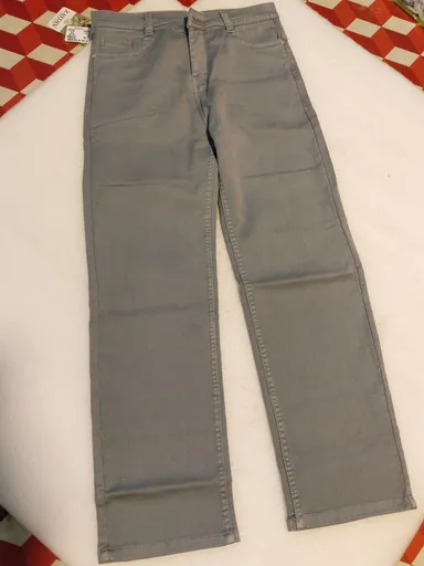 Dark Indigo Blue Regular Fit Stretchable Comfort Denim Jeans Slate Grey Regular Fit 28 thumbnail 1