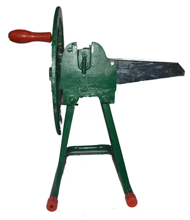 Golden Horn Heavy Duty Cast Iron Saag Cutting Machine for Home Kitchen Use | Manual Vegetable & Bhaji Cutter for Leafy Greens Chopping (Green Finish) thumbnail 0