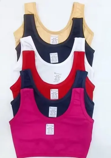 Women Stylish Premium Cotton Air Bra Pack of 3 Multicolor Light Support Seamless Sports Bra Comfortable Daily Wear Innerwear Soft Stretch Fancy Bra India IR BRA MULTICOLOR 28A thumbnail 0