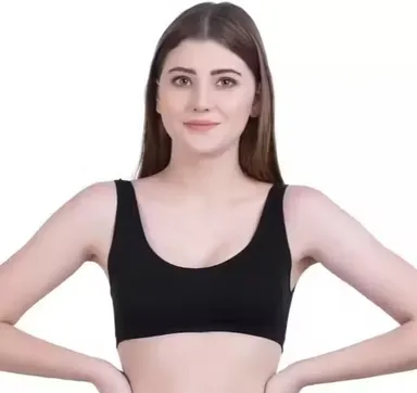 Women Stylish Premium Cotton Air Bra Pack of 3 Multicolor Light Support Seamless Sports Bra Comfortable Daily Wear Innerwear Soft Stretch Fancy Bra India IR BRA MULTICOLOR 30A thumbnail 1