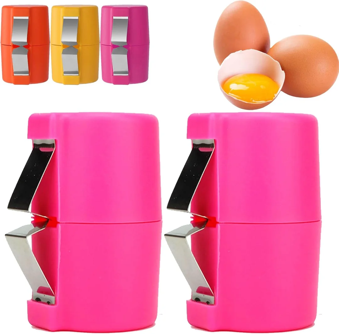 Egg Cracker & Egg Separator Tool | Manual Egg Opener for Kitchen | Easy Egg Yolk Separator Gadget image 5