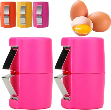 Egg Cracker & Egg Separator Tool | Manual Egg Opener for Kitchen | Easy Egg Yolk Separator Gadget thumbnail 4