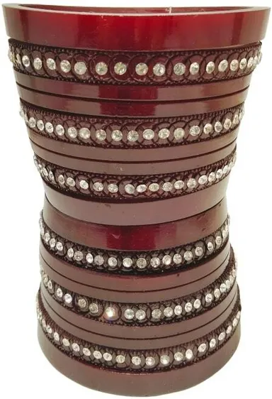 Handmade Resin Chudas for Women Traditional Bridal Bangles Set Standard Bridal Chuda Set 2.6 thumbnail 1