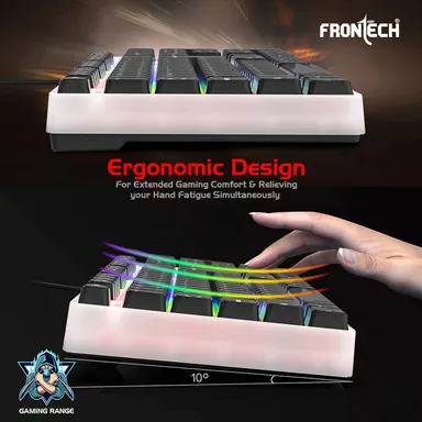 FRONTECH KB-0038 Dragon Warrior 4-in-1 Gaming Combo | RGB Backlit Keyboard, 1000 DPI Mouse, Mousepad & 40mm Headset for PC & Laptop thumbnail 12