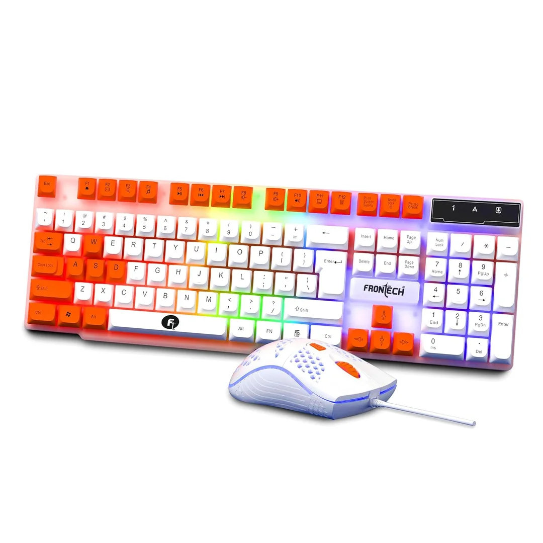 FRONTECH KB-0038 Dragon Warrior 4-in-1 Gaming Combo | RGB Backlit Keyboard, 1000 DPI Mouse, Mousepad & 40mm Headset for PC & Laptop image 17