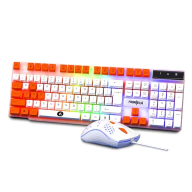 FRONTECH KB-0038 Dragon Warrior 4-in-1 Gaming Combo | RGB Backlit Keyboard, 1000 DPI Mouse, Mousepad & 40mm Headset for PC & Laptop thumbnail 16
