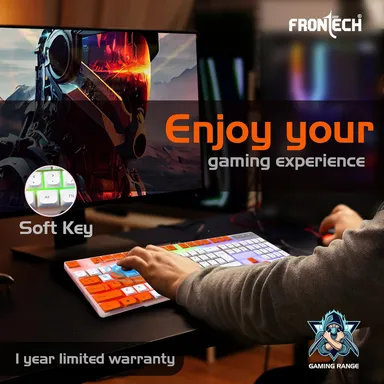 FRONTECH KB-0038 Dragon Warrior 4-in-1 Gaming Combo | RGB Backlit Keyboard, 1000 DPI Mouse, Mousepad & 40mm Headset for PC & Laptop thumbnail 25