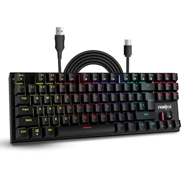 FRONTECH KB-0038 Dragon Warrior 4-in-1 Gaming Combo | RGB Backlit Keyboard, 1000 DPI Mouse, Mousepad & 40mm Headset for PC & Laptop thumbnail 27