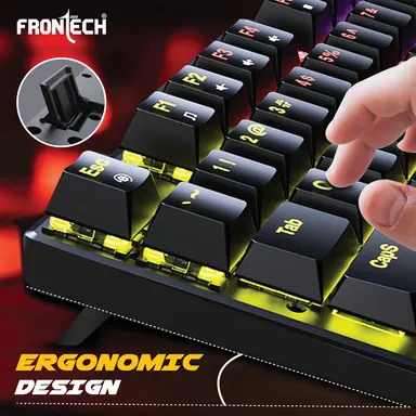 FRONTECH KB-0038 Dragon Warrior 4-in-1 Gaming Combo | RGB Backlit Keyboard, 1000 DPI Mouse, Mousepad & 40mm Headset for PC & Laptop thumbnail 33