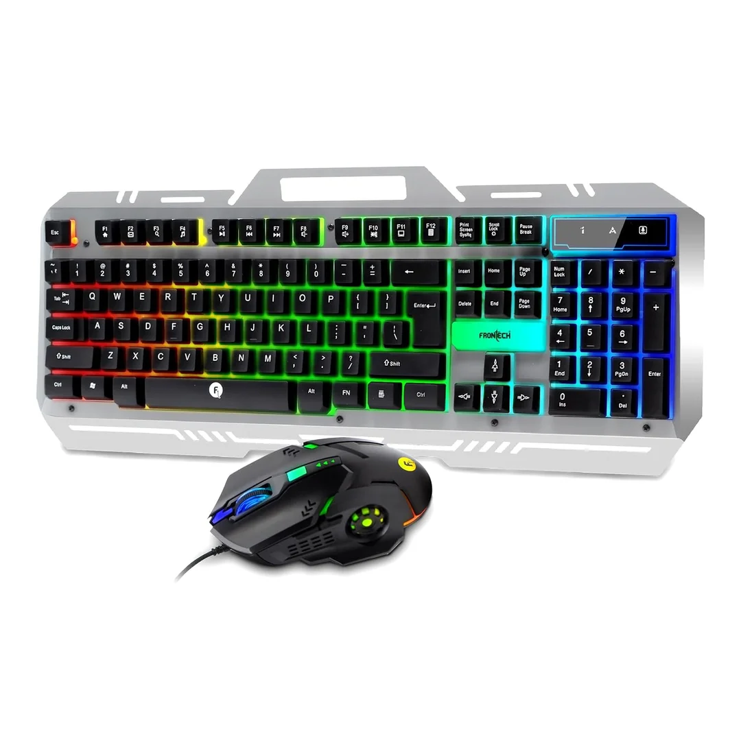 FRONTECH KB-0038 Dragon Warrior 4-in-1 Gaming Combo | RGB Backlit Keyboard, 1000 DPI Mouse, Mousepad & 40mm Headset for PC & Laptop image 49