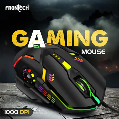 FRONTECH KB-0038 Dragon Warrior 4-in-1 Gaming Combo | RGB Backlit Keyboard, 1000 DPI Mouse, Mousepad & 40mm Headset for PC & Laptop thumbnail 51