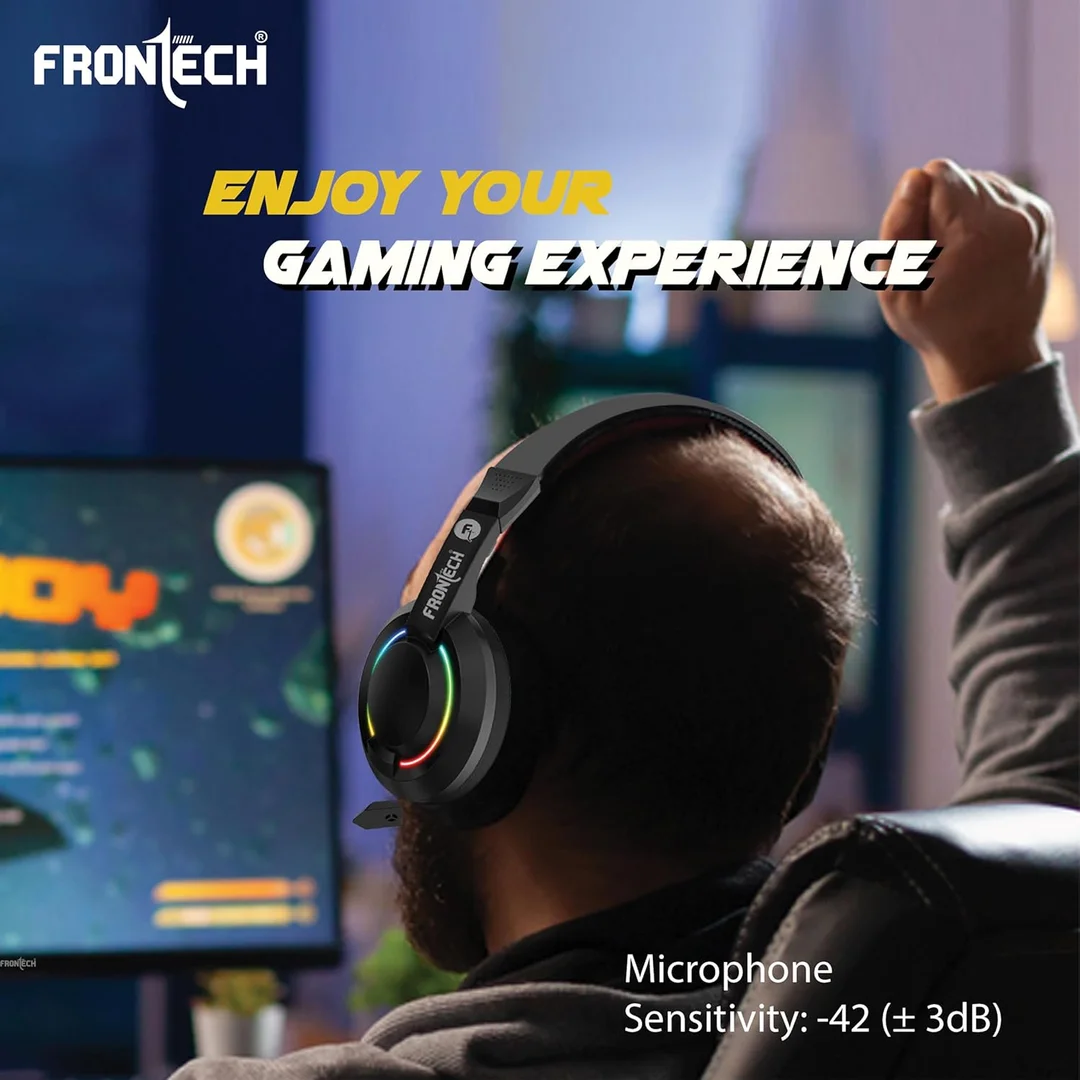 FRONTECH KB-0038 Dragon Warrior 4-in-1 Gaming Combo | RGB Backlit Keyboard, 1000 DPI Mouse, Mousepad & 40mm Headset for PC & Laptop image 57