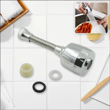 Kitchen Sink Tap 360° Rotating Faucet Sprayer Attachment Water Saving Aerator Filter Nozzle for Kitchen Sink and Basin Faucet thumbnail 1