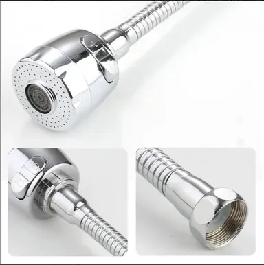 Kitchen Sink Tap 360° Rotating Faucet Sprayer Attachment Water Saving Aerator Filter Nozzle for Kitchen Sink and Basin Faucet thumbnail 2