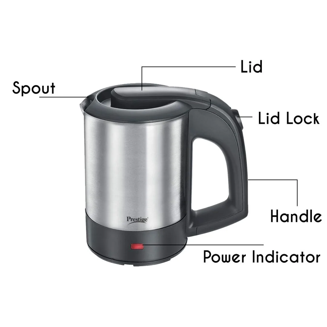 Prestige PKTS Electric Kettle | 1.5L Capacity | Fast Boil | Stainless Steel | Cordless | Ideal for Home & Office Use image 4