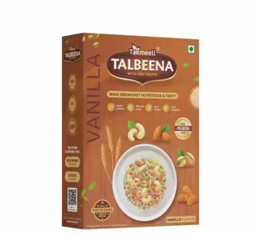 Takmeeli Vanilla Talbeena with Dry Fruits | Premium 250g Pack image 4