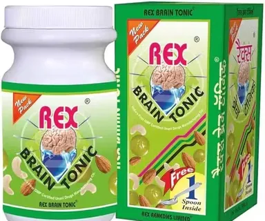 Rex Brain Tonic 400g | Ayurvedic Memory & Focus Support Syrup thumbnail 3