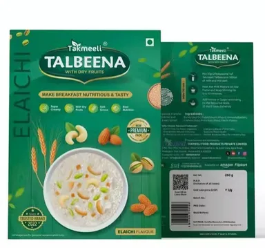 Takmeeli Elaichi Talbeena with Dry Fruits | Premium 250g Healthy Breakfast Mix thumbnail 2