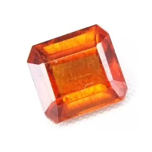 Natural Gomed Garnet Gemstone 5.25 Ratti for Rashi Ratna Astrology Certification Hessonite Garnet Stone for Rahu Shanti Jyotish Use Ring Pendant Puja Healing Gemstone thumbnail 2