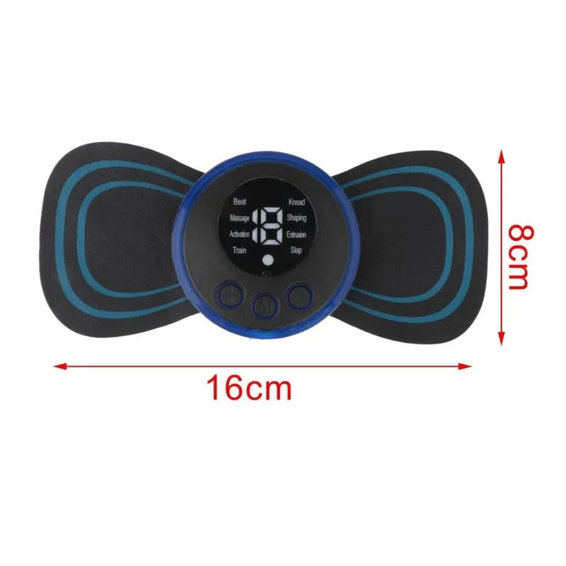 Electric Body Massager Pad for Muscle Relaxation | Portable EMS Massager for Arms, Legs & Back image 3