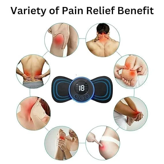 Electric Body Massager Pad for Muscle Relaxation | Portable EMS Massager for Arms, Legs & Back image 6