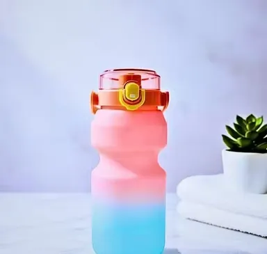 1200ml Gym & Travel Water Bottle with Lock Lid & Straw | BPA Free Leakproof Hydration Bottle thumbnail 3