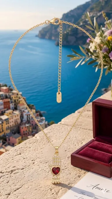 Pendant Necklace for Women and Girls, Stylish Chain Necklace for Party, Birthday, Anniversarry Gift for Wife, Birthday Gift for Girlfriend, Valentine Gift Chain Pendant thumbnail 3