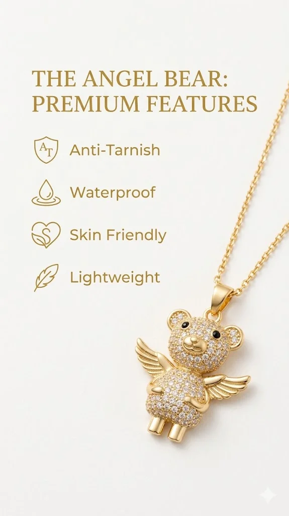 Pendant Necklace for Women and Girls, Stylish Chain Necklace for Party, Birthday, Anniversarry Gift for Wife, Birthday Gift for Girlfriend, Valentine Gift Chain Pendant image 6