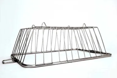 grahsankalp Stainless Steel Dish Drainer Kitchen Rack Heavy Duty Utensil Drying Stand Basket for Plates Bowls Cups Spoons Kitchen Counter Storage Organiser Rust Resistant Steel Dish Rack thumbnail 2