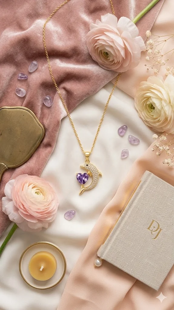 Pendant Necklace for Women and Girls, Stylish Chain Necklace for Party, Birthday, Anniversarry Gift for Wife, Birthday Gift for Girlfriend, Valentine Gift Chain Pendant image 4