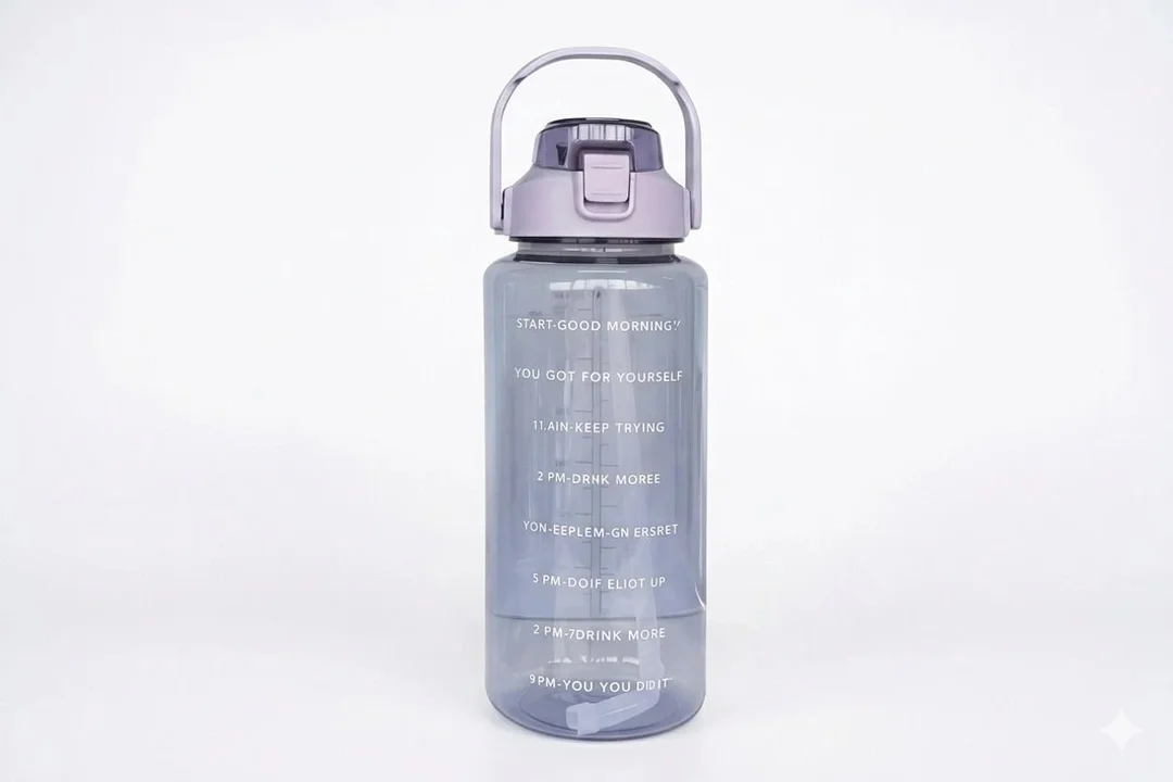 grahsankalp HydroTrack Series Stainless Steel Water Bottle Set 3100 ml Multicolor Leak Proof Reusable Gym School Office Fridge Water Bottles Set of 3 BPA Free Durable Travel Sports Hydration Bottles for Daily Use image 2