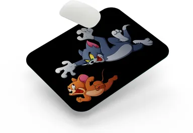 aaspas Tom & Jerry Cartoon Printed Mouse Pad for Laptop & Computer with Smooth Surface, Non-Slip Rubber Base, Durable Gaming & Office Mousepad for Students, Gamers, Workstation & Desk Setup Use thumbnail 2
