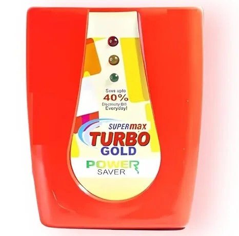 Turbo Gold Power Saver Advanced 3D Hologram Electricity Saving Device for Home Office AC Refrigerator Washing Machine Energy Saver Voltage Stabiliser Power Optimiser image 1