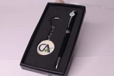 AASPAS Enterprises Metallic Ball Pen & CA Key Chain Gift Set | Premium Executive Pen for Chartered Accountants | Stylish Metal Pen Combo for Office, Gifting & Professional Use thumbnail 1